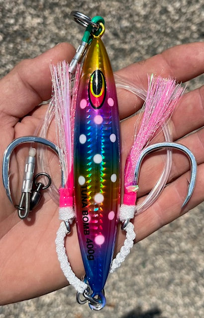 400g Rainbow Tuna Bomb With Glow Dots