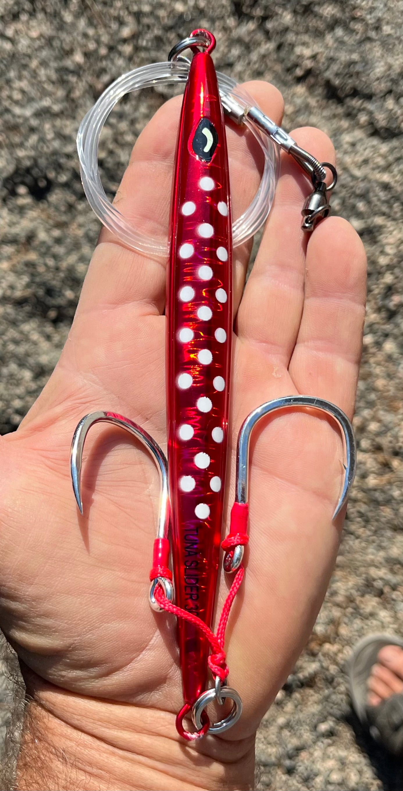 300g Red Dot Tuna  Slider  Jig
