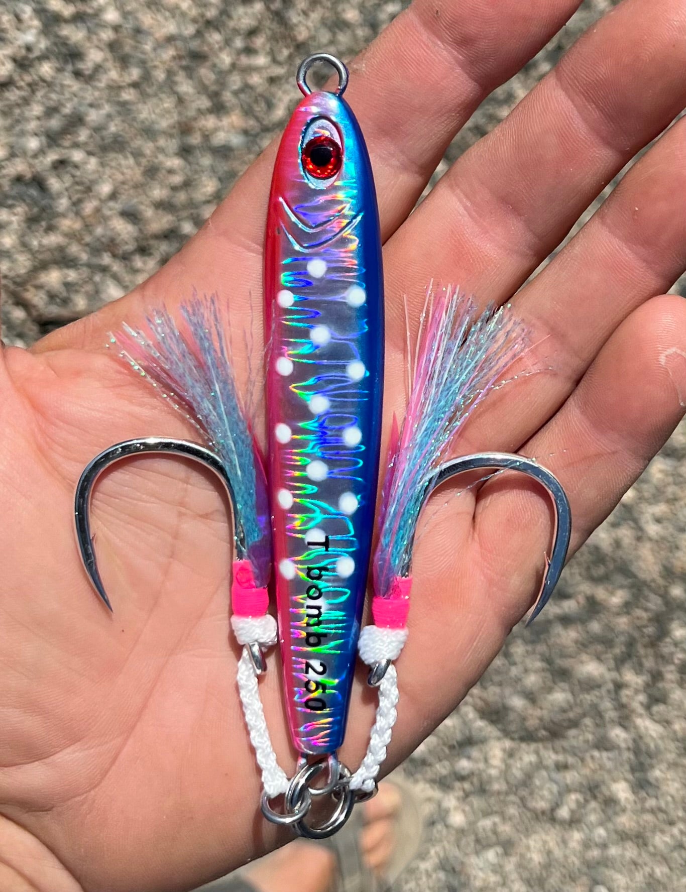 250 Gram Pink/Blue - Katy Perry Tungsten Bomb  With Glow Dots