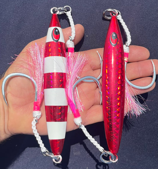 400g Red Crab Bomb With Glow Stripes